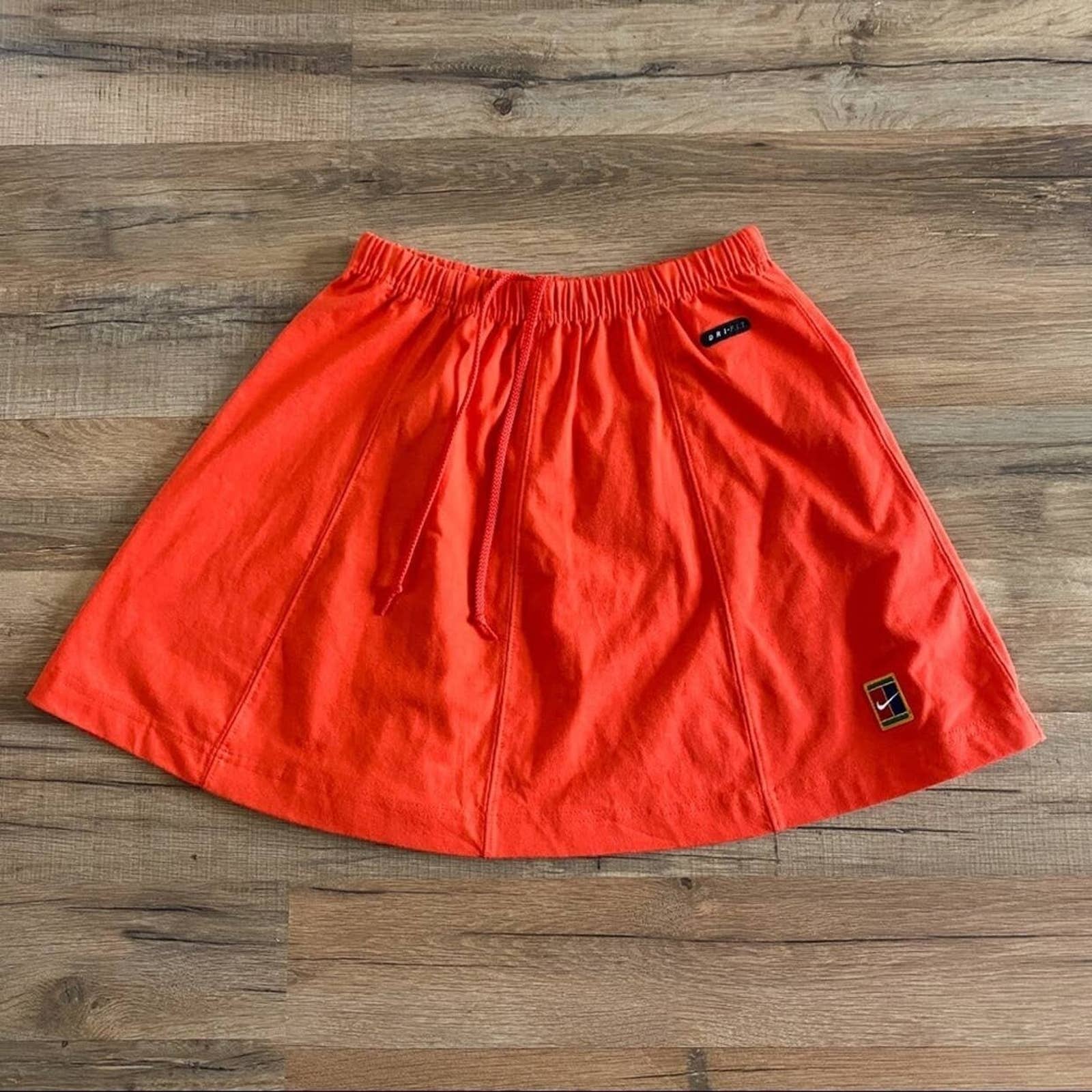 Nike Girl Tennis Or Golf Skirt Alpha Project Line Cotton Blend S 46 Red